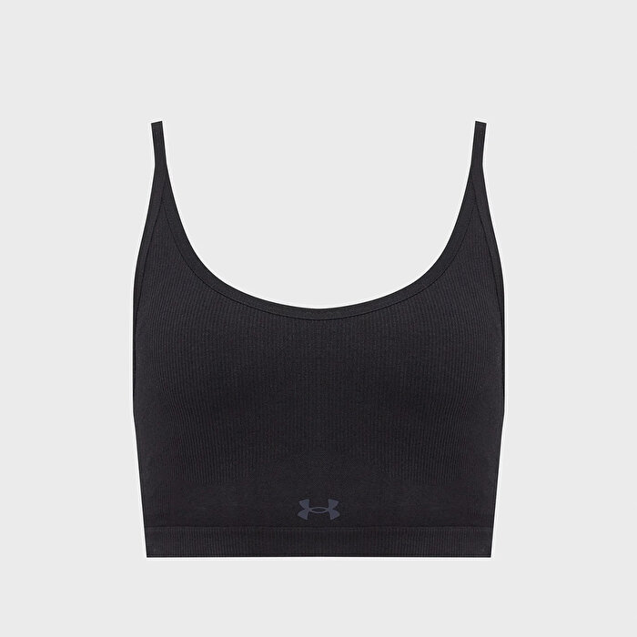 Under Armour Seamless Cotton Low Kadın Siyah Sporcu Sütyeni