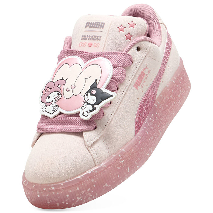 Puma Suede XL Hello Kitty&Friends 2 Jr Kız Çocuk Pembe Spor Ayakkabı