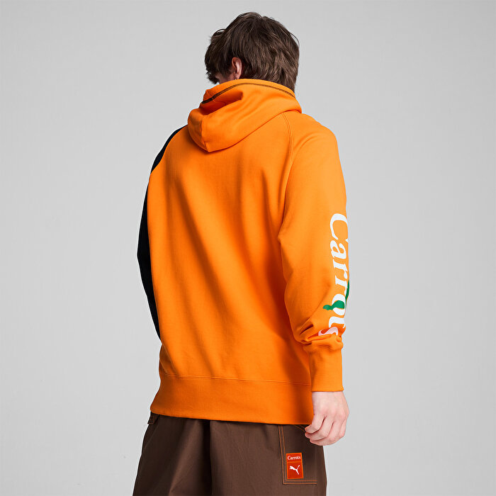 Puma x Carrots Erkek Turuncu Kapüşonlu Sweatshirt