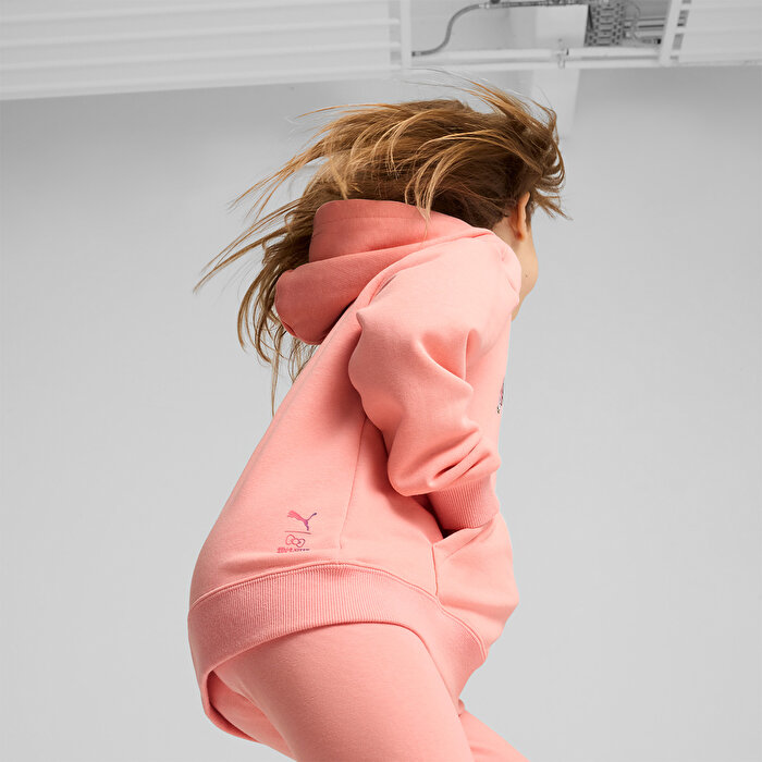 Puma Hello Kitty&Friends Graphic Kız Çocuk Pembe Kapüşonlu Sweatshirt