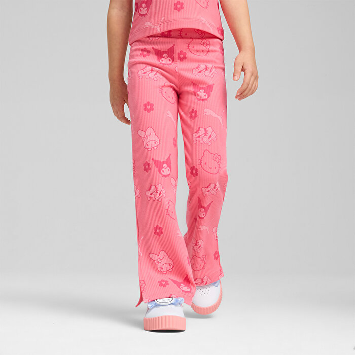 Puma Hello Kitty&Friends Ribbed Kız Çocuk Pembe Tayt