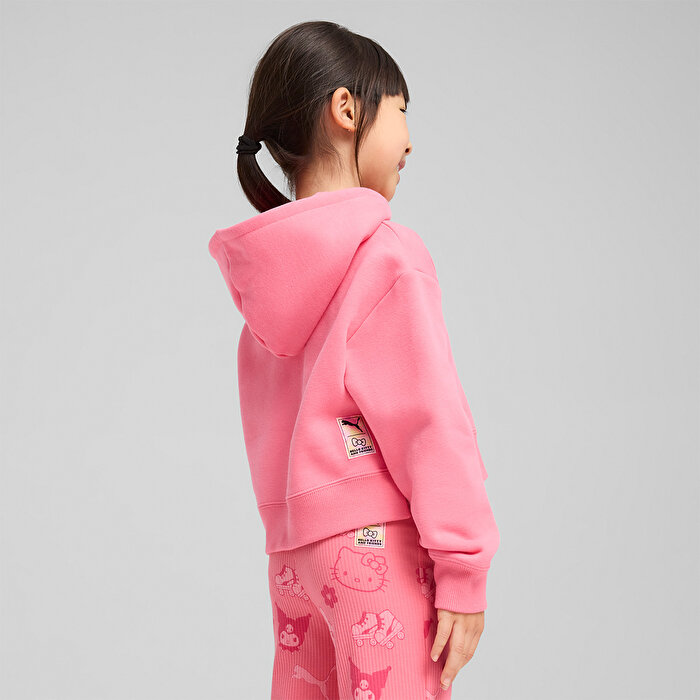 Puma Hello Kitty&Friends Graphic Kız Çocuk Pembe Kapüşonlu Sweatshirt