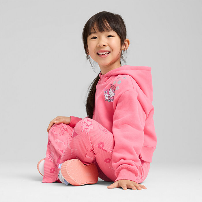 Puma Hello Kitty&Friends Graphic Kız Çocuk Pembe Kapüşonlu Sweatshirt