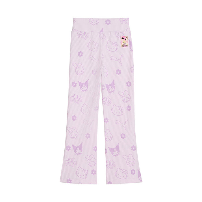 Puma Hello Kitty&Friends Ribbed Kız Çocuk Mor Tayt