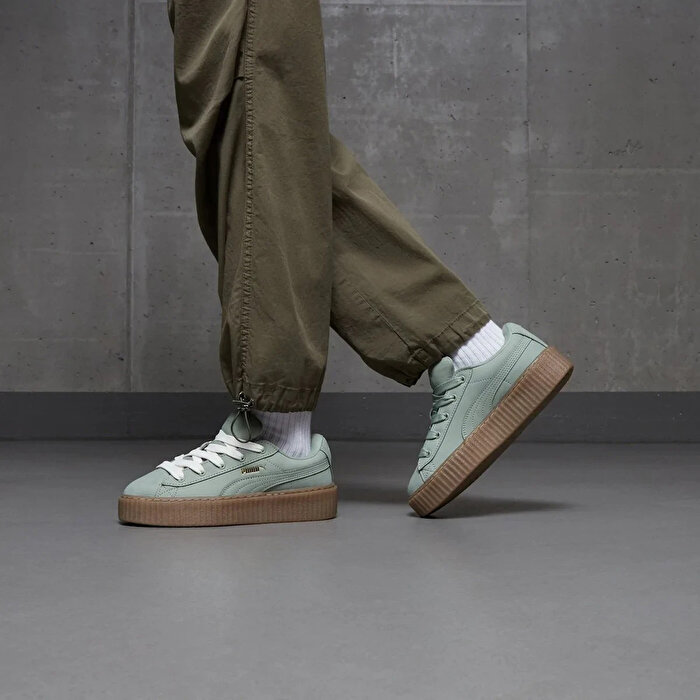 Puma Creeper Phatty Nubuck Yeşil Sneaker