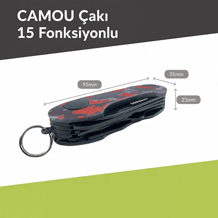 Munkees Pocket Knife Camou Çakı