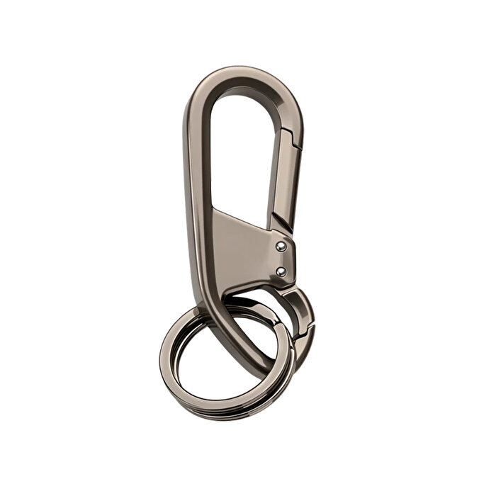 Munkees Carabiner Double Gri Anahtarlık