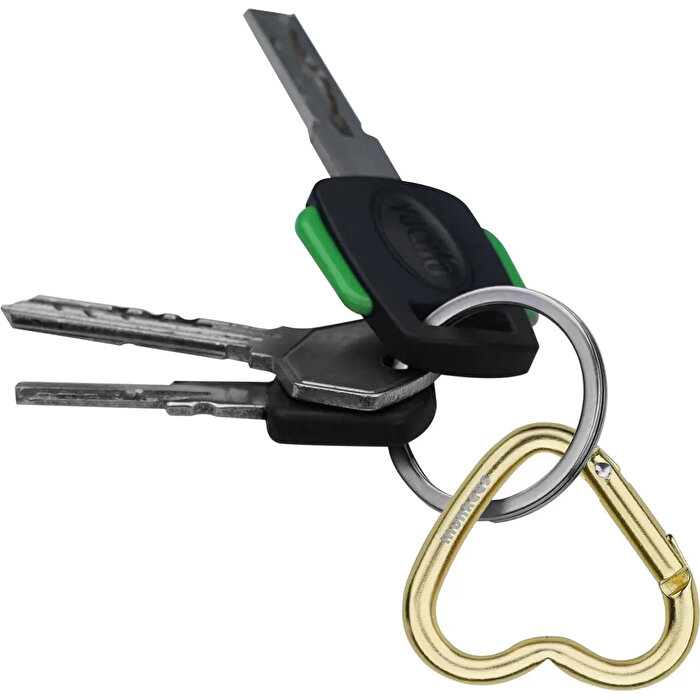Munkees Mini Heart Carabiner 2 Pieces Sarı Anahtarlık