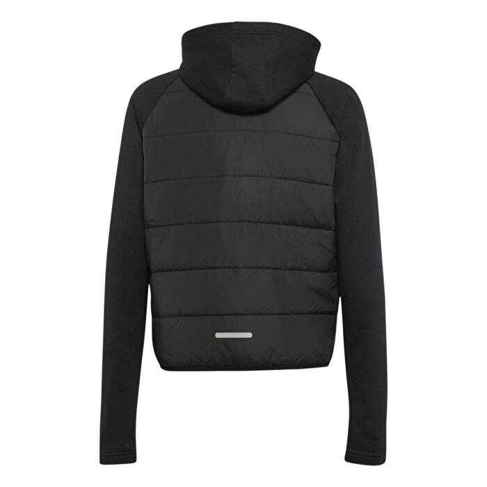 adidas Hybrid Çocuk Siyah Kapüşonlu Ceket