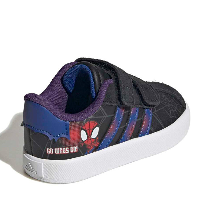 adidas Vl Court Spiderman Cf I Bebek Siyah Sneaker