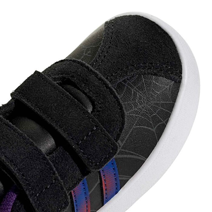 adidas Vl Court Spiderman Cf I Bebek Siyah Sneaker