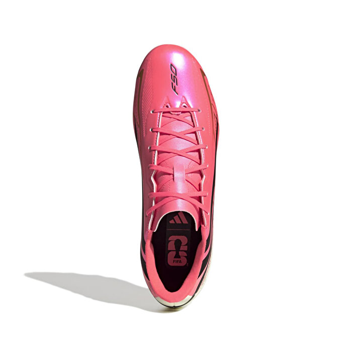 adidas F50 Hyperfast Club Fg/Mg Erkek Pembe Krampon