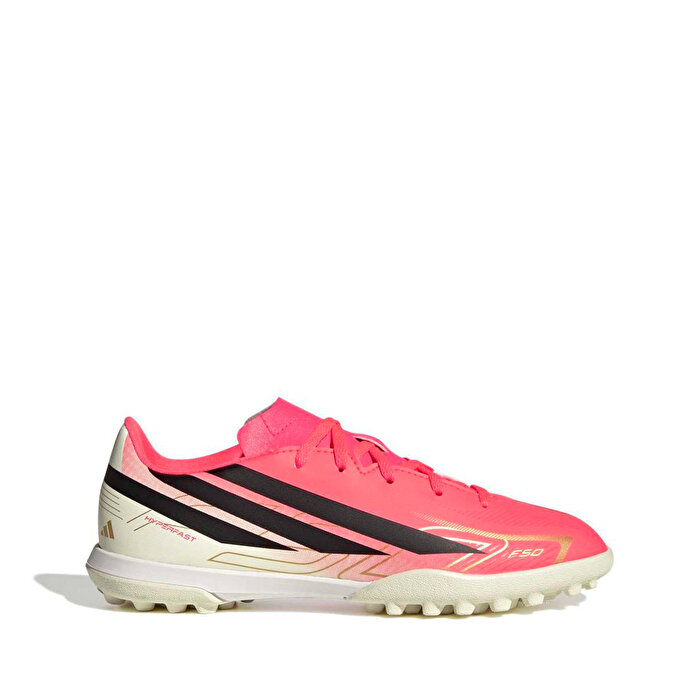 adidas F50 Hyperfast Club Tf J Çocuk Pembe Halı Saha Ayakkabısı