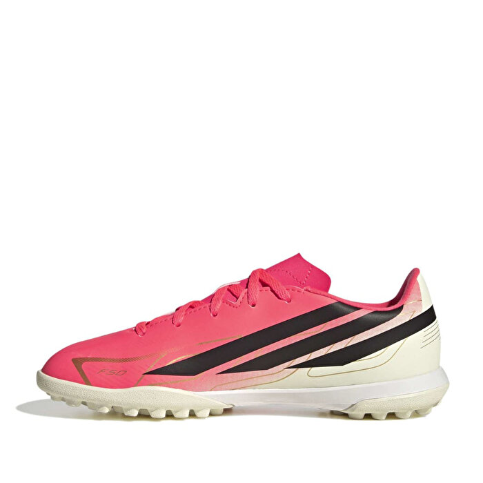 adidas F50 Hyperfast Club Tf J Çocuk Pembe Halı Saha Ayakkabısı
