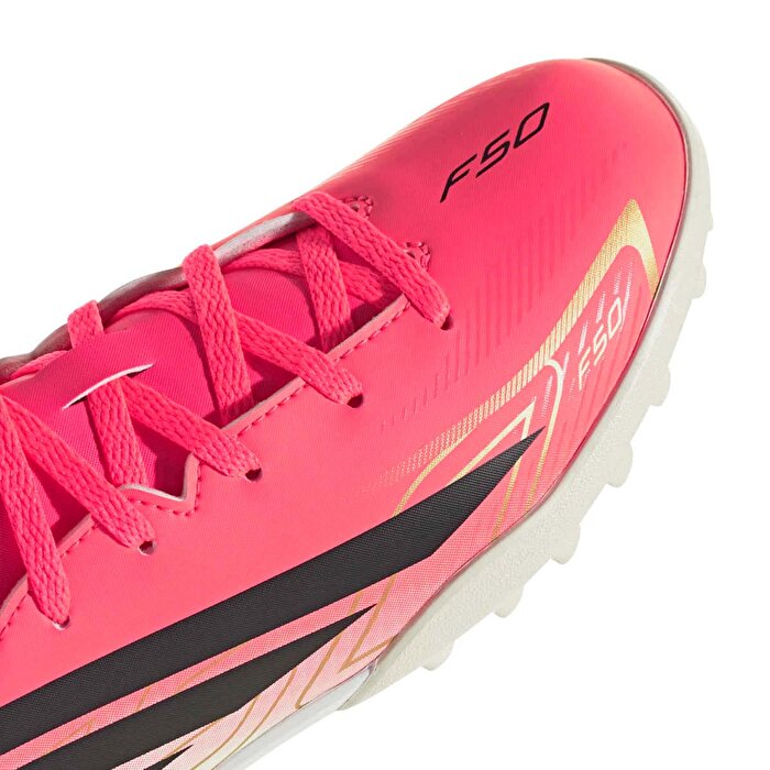 adidas F50 Hyperfast Club Tf J Çocuk Pembe Halı Saha Ayakkabısı