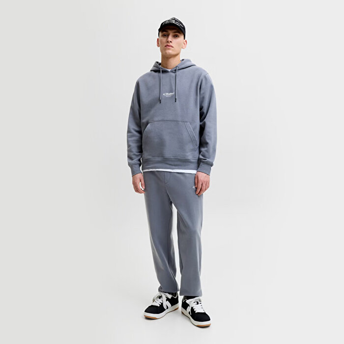 Jack&Jones Soho Erkek Gri Kapüşonlu Sweatshirt