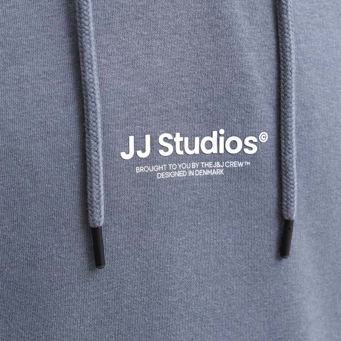 Jack&Jones Soho Erkek Gri Kapüşonlu Sweatshirt