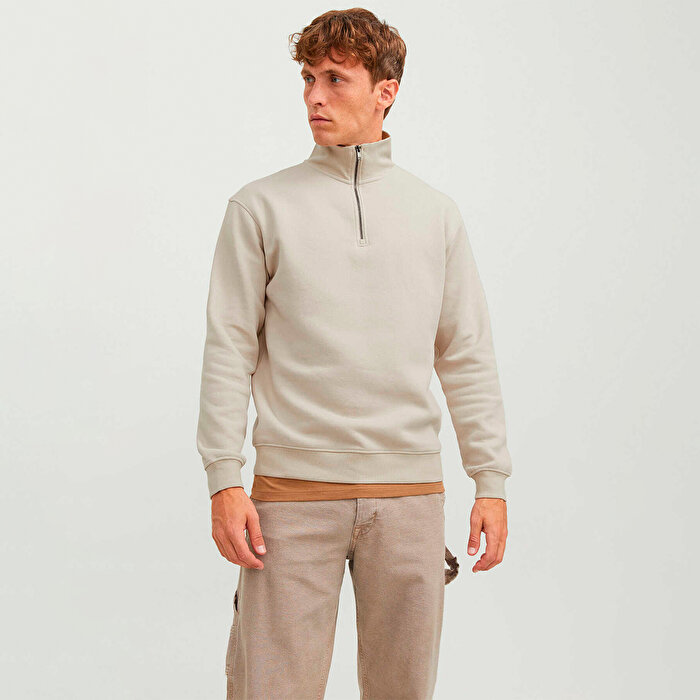 Jack&Jones Bradley Noos Erkek Bej Sweatshirt
