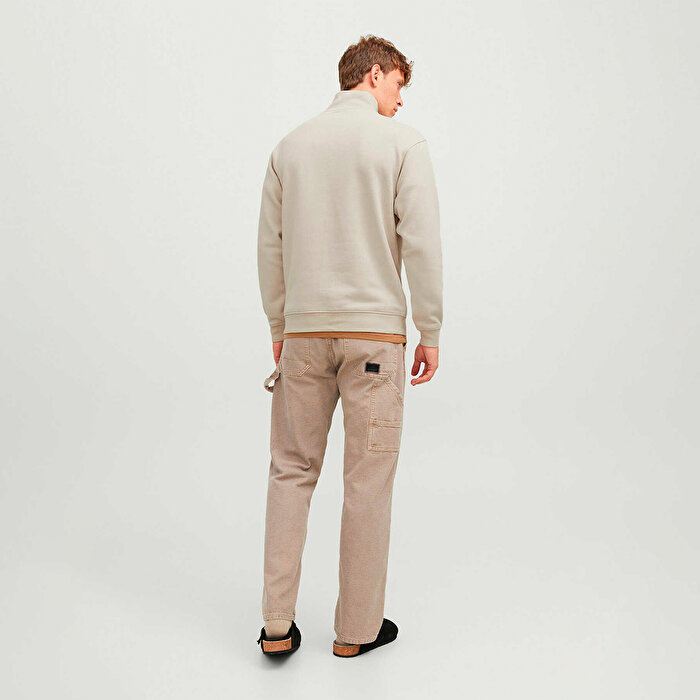 Jack&Jones Bradley Noos Erkek Bej Sweatshirt