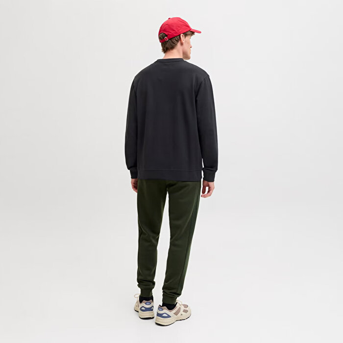 Jack&Jones Archive Graphic Erkek Siyah Sweatshirt