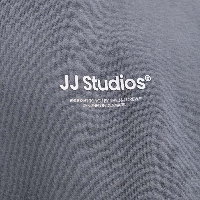Jack&Jones Soho Erkek Gri Dik Yaka Sweatshirt