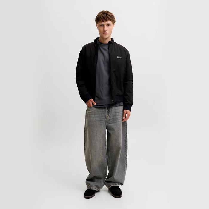 Jack&Jones Archive Graphic Erkek Siyah Sweatshirt