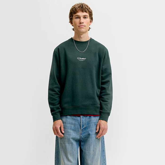 Jack&Jones Soho Erkek Yeşil Sweatshirt
