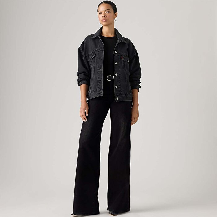 Levi's 728 Hr Wide Leg Kadın Siyah Jean