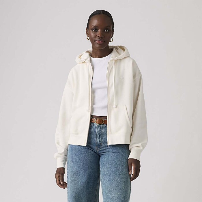 Levi's Everyday Kadın Ekru Kapüşonlu Ceket