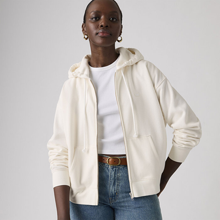 Levi's Everyday Kadın Ekru Kapüşonlu Ceket