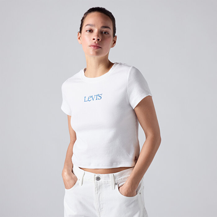 Levi's Gr Essential Baby Kadın Beyaz Tişört