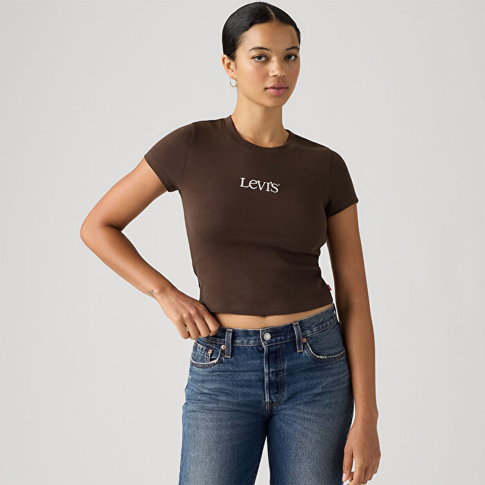 Levi's Gr Essential Baby Kadın Kahverengi Tişört