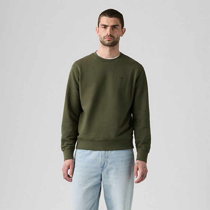 Levi's The Original Hm Erkek Yeşil Sweatshirt