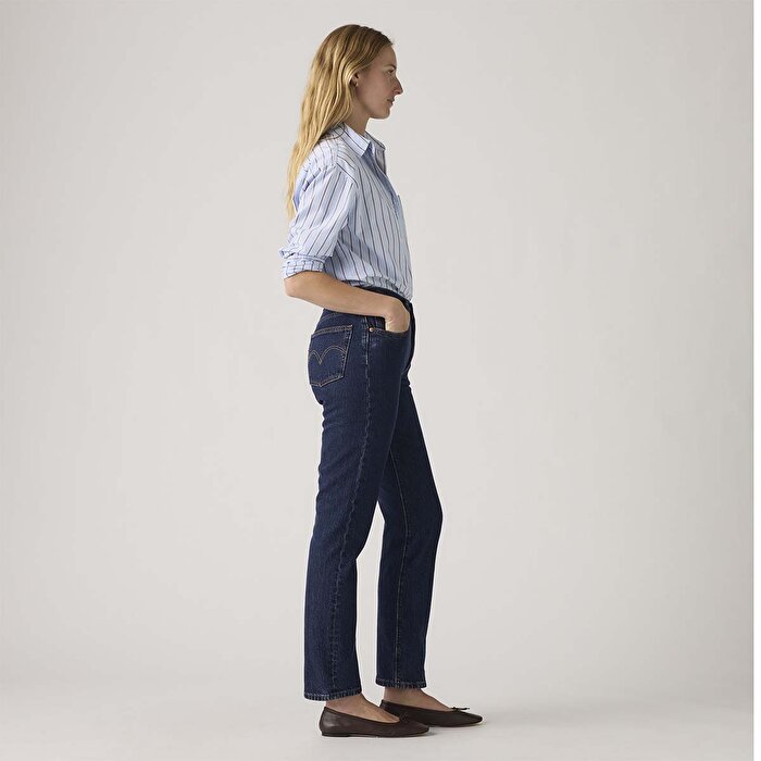 Levi's 501 Kadın Lacivert Jean