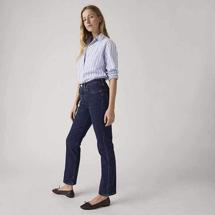 Levi's 501 Kadın Lacivert Jean