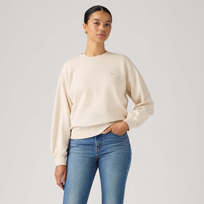 Levi's Everyday Crew Kadın Beyaz Sweatshirt