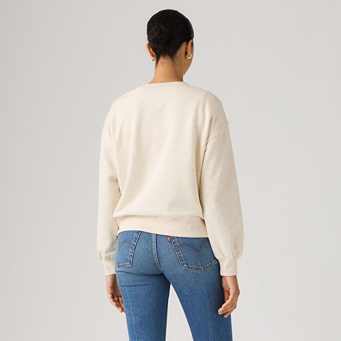 Levi's Everyday Crew Kadın Beyaz Sweatshirt