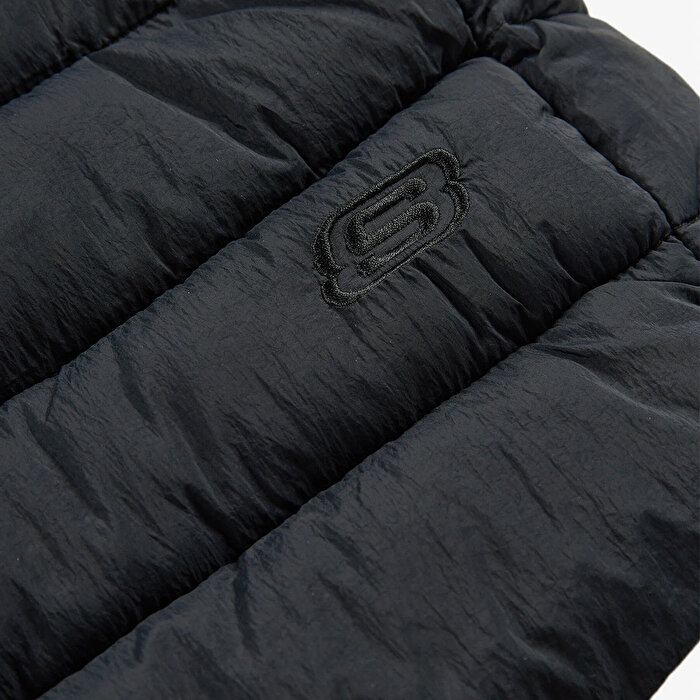 Skechers Padded Pocket Light Kadın Siyah Dik Yaka Yelek