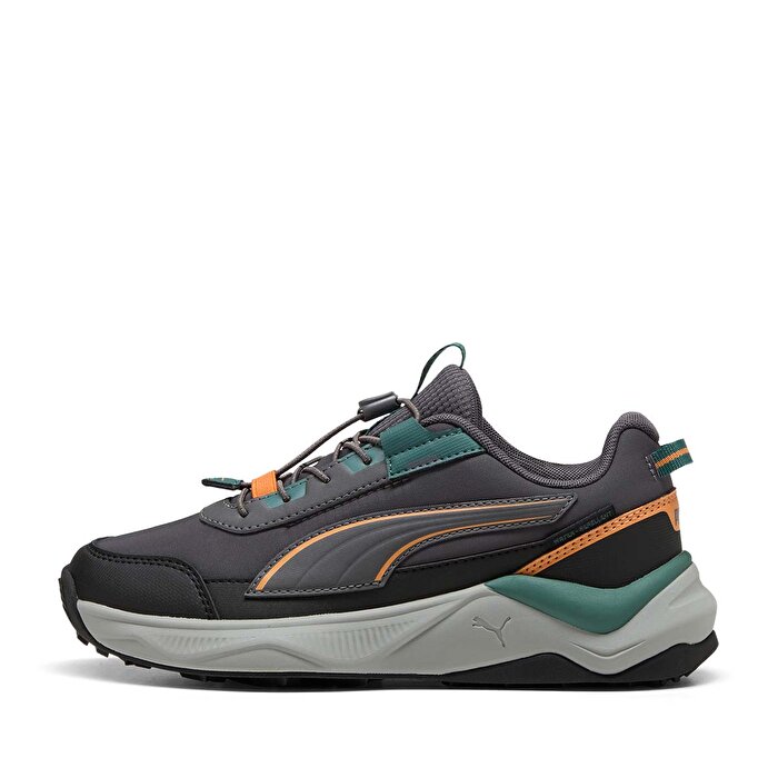 Puma Evolve 2.0 Trail Lo Jr Çocuk Gri Spor Ayakkabı