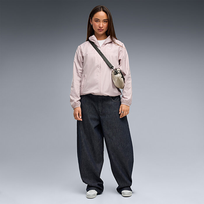 Puma Essentials Regular Kadın Pembe Kapüşonlu Ceket