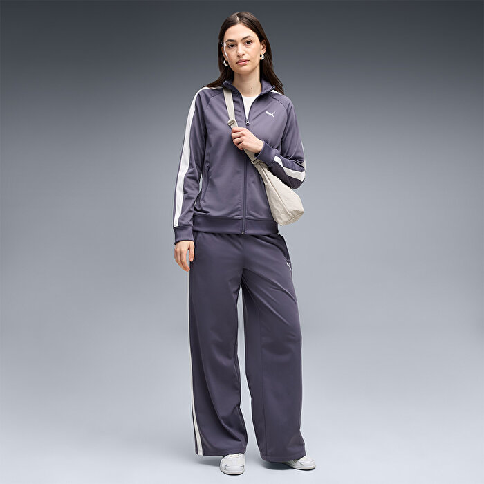 Puma T7 Track Kadın Mor Dik Yaka Ceket