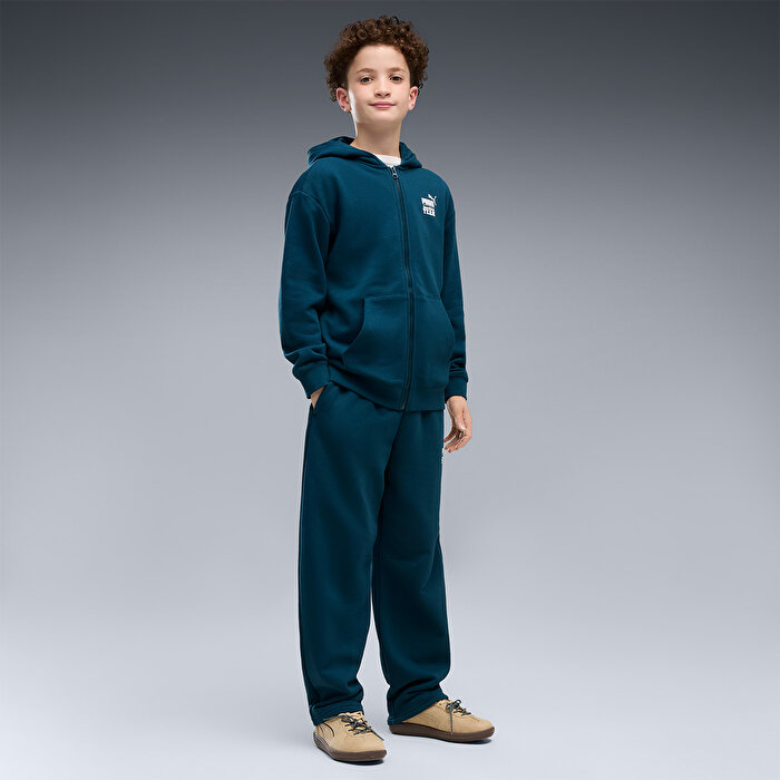 Puma Mid 90s Erkek Çocuk Yeşil Kapüşonlu Ceket
