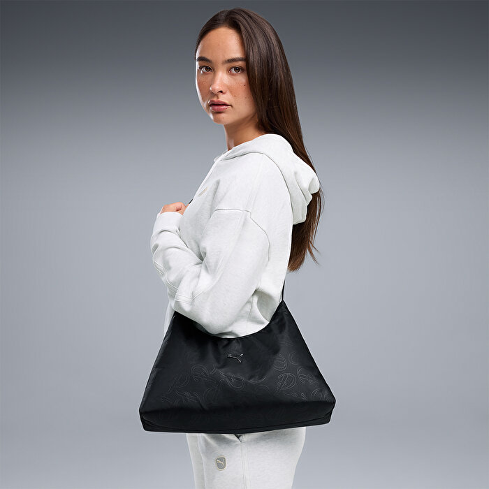 Puma Pop Medium Prism Kadın Siyah Bayan Çanta