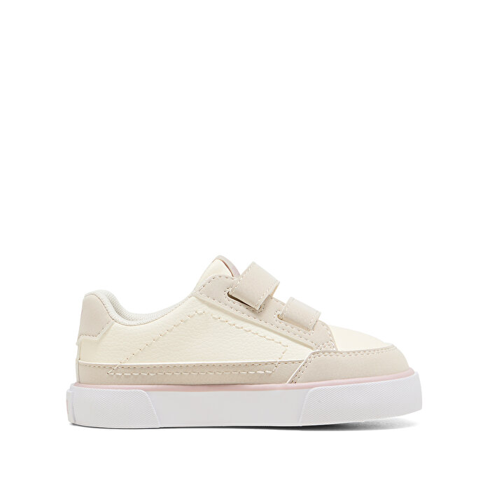 Puma Court Classic Vulc Kids Fun V Bebek Ekru Sneaker