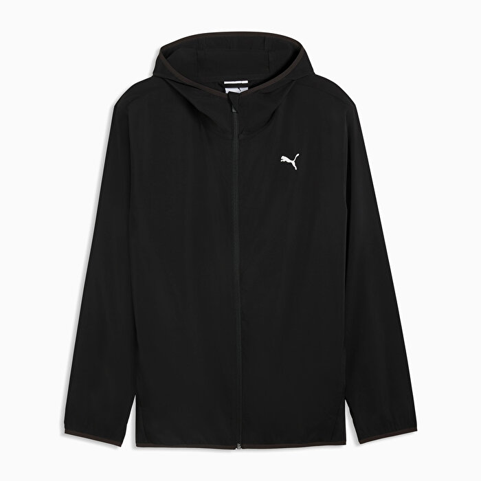 Puma Tad Woven Erkek Siyah Kapüşonlu Ceket