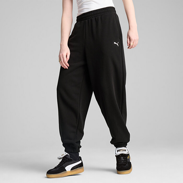 Puma Wardrobe Essentials Kadın Siyah Eşofman Altı
