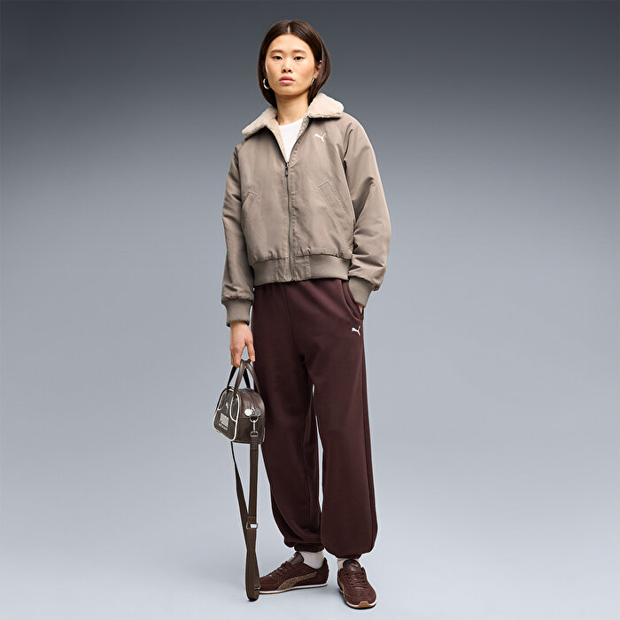 Puma Wardrobe Essentials Kadın Kahverengi Eşofman Altı