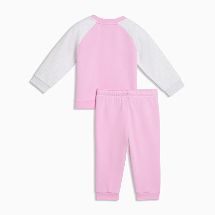 Puma Essentials Raglan Crew Set Bebek Pembe Eşofman Takımı