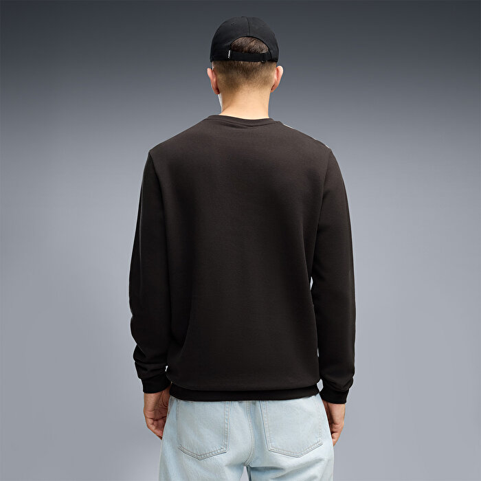 Puma Essentials Elevated Crew Erkek Siyah Sweatshirt