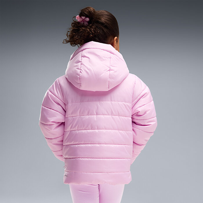 Puma Essentials Padded Çocuk Pembe Kapüşonlu Mont